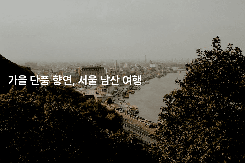 가을 단풍 향연, 서울 남산 여행
2-여행낭만