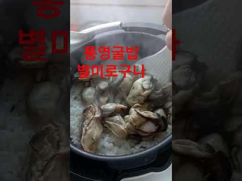 싱싱 통영굴밥 계절별미 집밥으로 맛보자