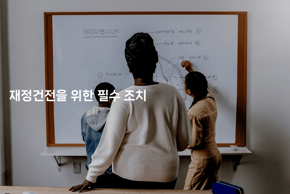 재정건전을 위한 필수 조치-여행낭만